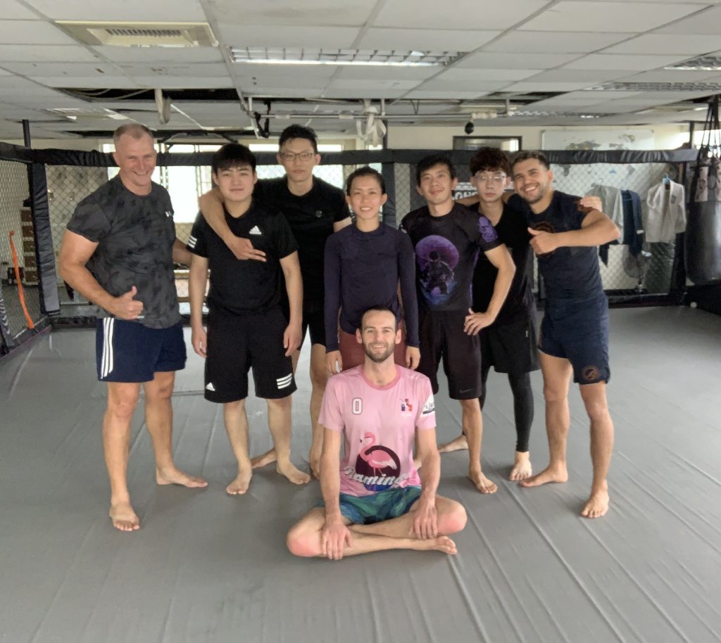 Back when I taught JiuJitsu in Taiwan